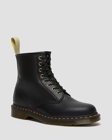 Dr Martens Vegan 1460 Felix Veterlaarzen Heren Zwart | NL 266UZG